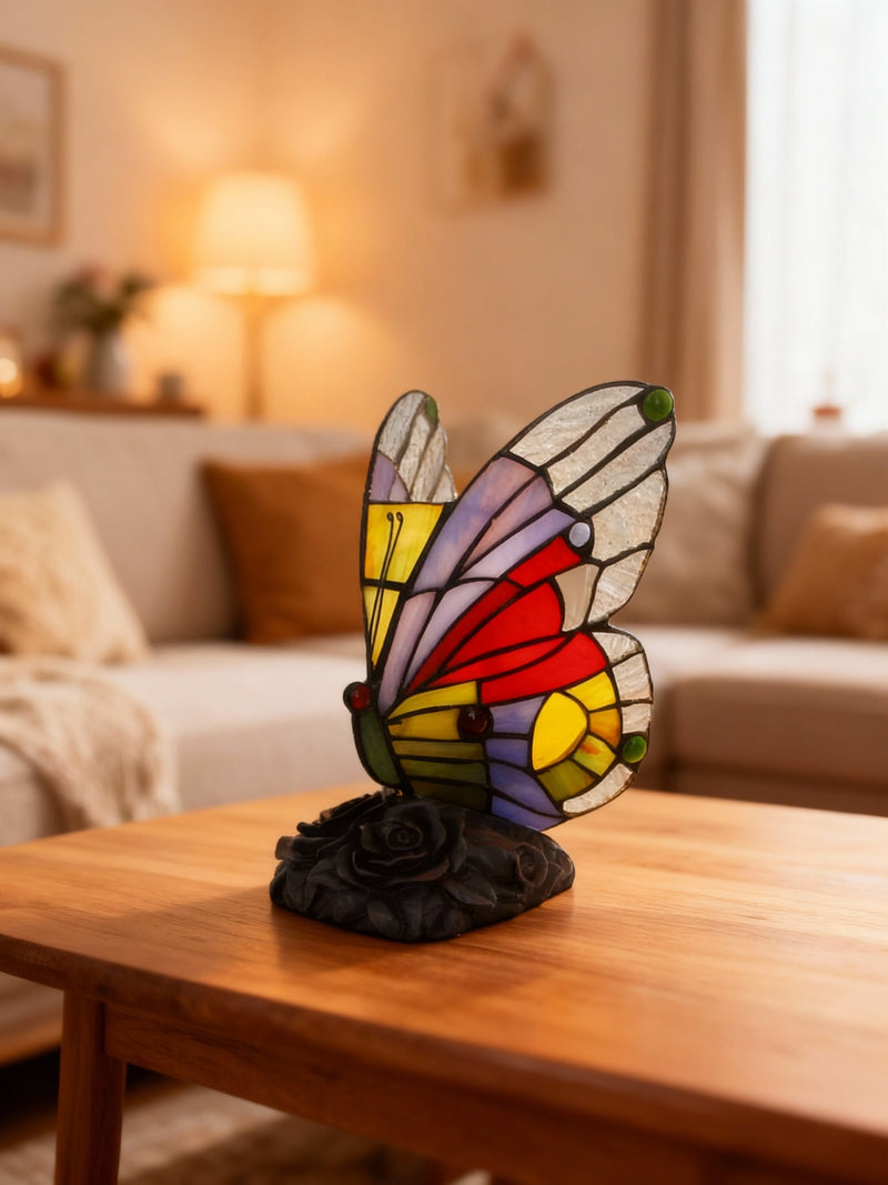 COLORFLY | Lámpara de escritorio colorida con motivo de mariposa