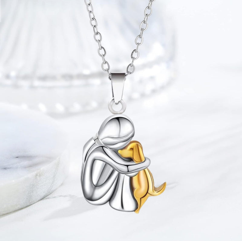 Collar de la suerte con motivo de perro